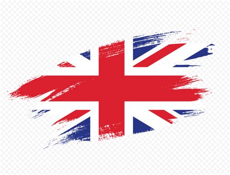 PNG Brush Stroke UK United Kingdom Flag | Citypng