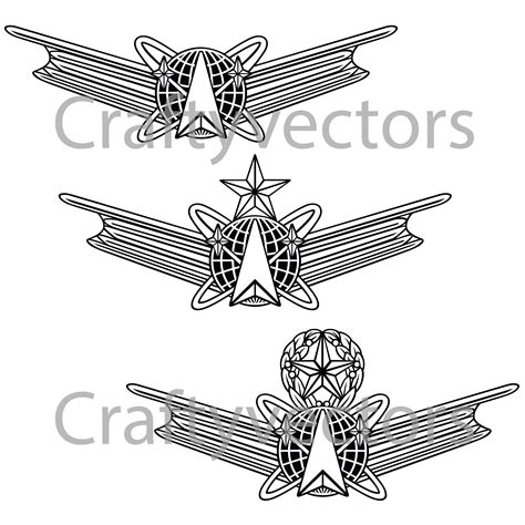 Space Operations Badge Vector File - Etsy UK