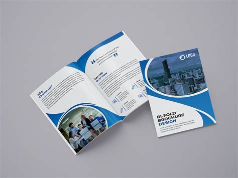 Bi-fold Brochure Template on Behance