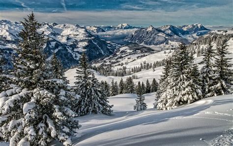 Download wallpapers Alps, winter, mountains, beautiful nature ...