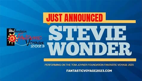 Stevie Wonder Set to HEADLINE the 2023 Tom Joyner Fantastic Voyage! | EURweb