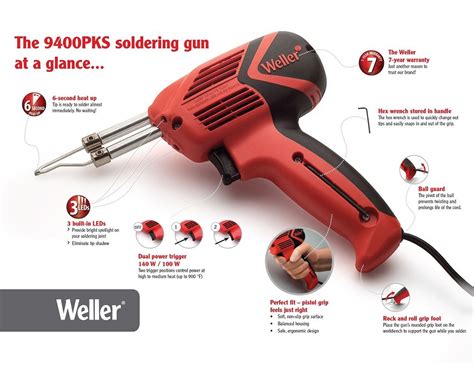 WELLER UNIVERSAL SOLDERING KIT WITH LED LIGHTING, 120V | Alpha Distributor