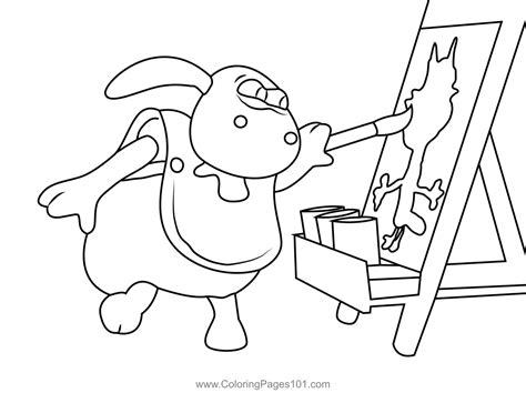 Timmy Do Painting Coloring Page Printable Coloring Pages, Coloring Pages For Kids, Timmy Time ...