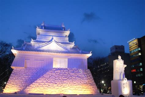 The Sapporo Snow & Ice Festival in Japan