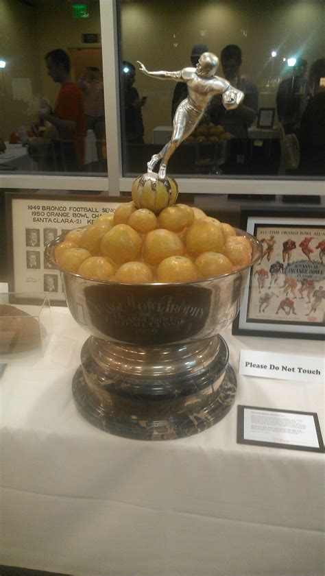 The 1950 Orange Bowl Trophy : r/CFB