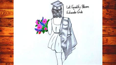 International Women's Day Drawing || Girls education is as important as boys || Meaningful ...