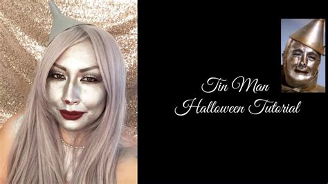 Tin man Halloween Makeup Tutorial - YouTube