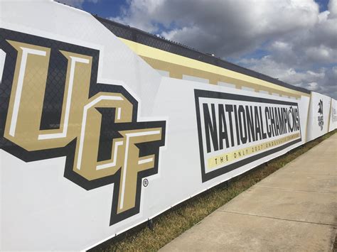 National Champions: UCF Puts Up A National Championship Banner at Their Practice Facility ...