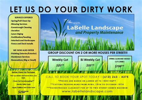 Lawn Care Flyer Free Template | Lawn care business, Lawn care flyers, Lawn care business cards