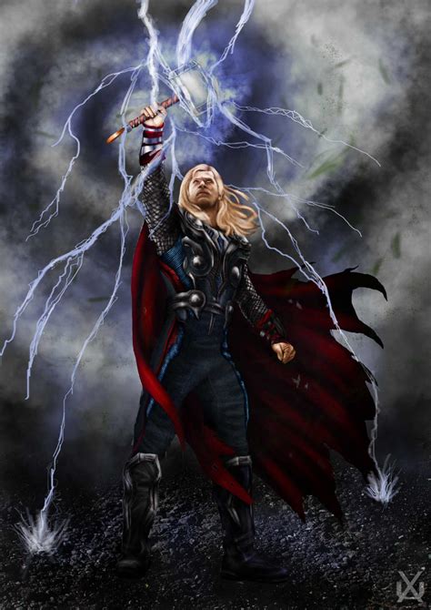 Thor by XantheUnwinArt on DeviantArt