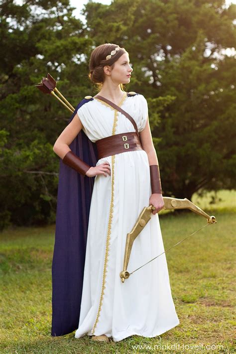 DIY Greek Goddess Costume: ARTEMIS | Make It and Love It