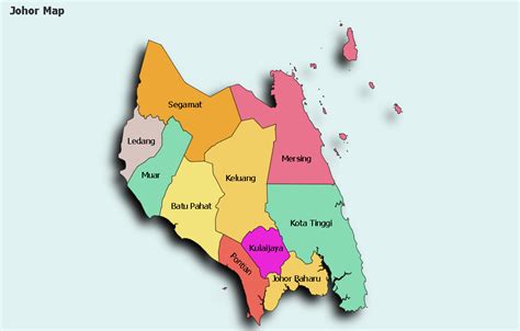 Peta Johor Riau | Geografi, Lokasi & Taman Tema