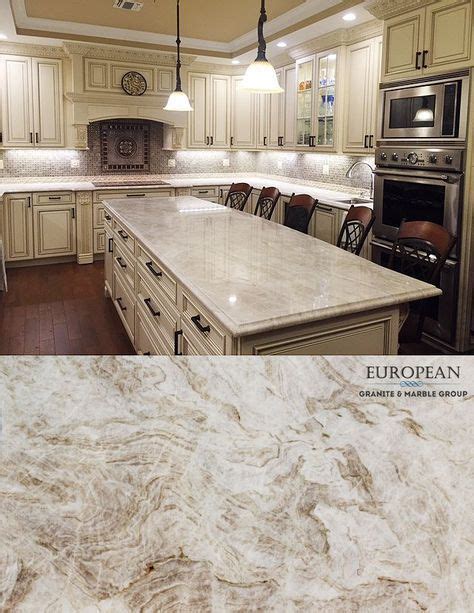 Taj Mahal quartzite has a soft look, a very light color of a white ...