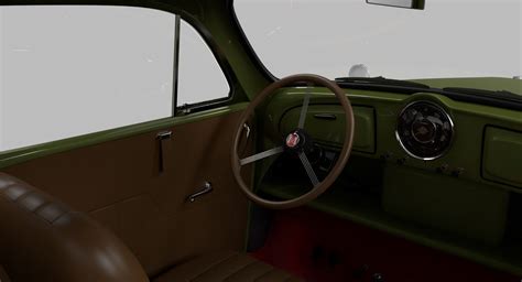 Morris Minor 1000 (Interior and Simple Engine) 3D Model $199 - .stl .dae .max .obj .fbx .ma - Free3D