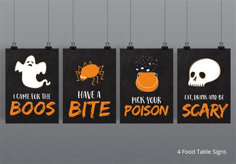 Halloween Party Printable Decorations Halloween Signs and - Etsy Australia