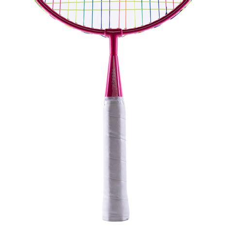 KID'S BADMINTON RACKET DISCOVER SET - PINK / BLUE