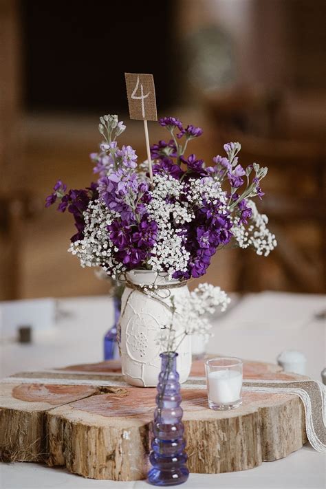 Lilac Color For Table Decoration Flowers in 2020 | Flower centerpieces wedding, Purple wedding ...