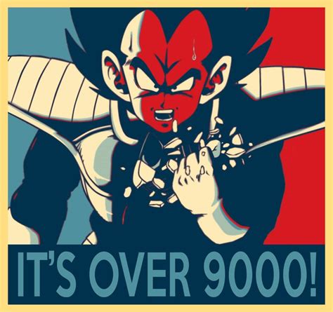 Vegeta It's Over 9000! #DragonBallZ #Vegeta #Anime #Manga