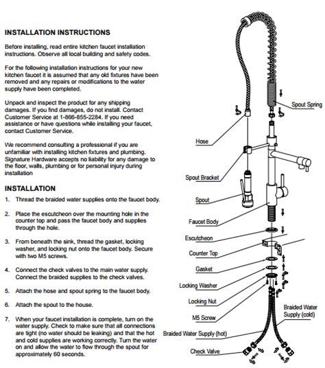 Installing A Kitchen Faucet Instructions – Kitchen Info