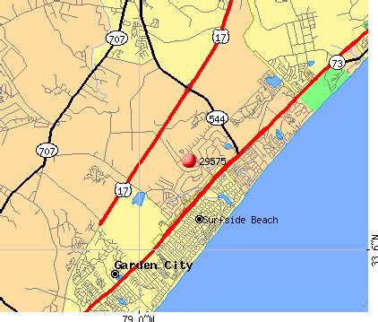 Map Of Surfside Beach Sc - Maping Resources