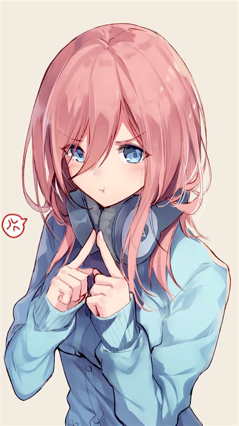 Miku Nakano [The Quintessential Quintuplets] (1800x3200) : r/Animewallpaper