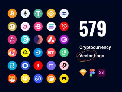 Cryptocurrency Vector Free Download Logo Sketch, Figma and Adobe XD