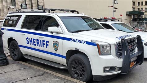 New New York City Sheriff Field Support Unit Parked In Lower Manhattan ...