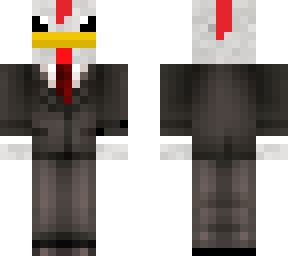 chicken in suit | Minecraft Skin