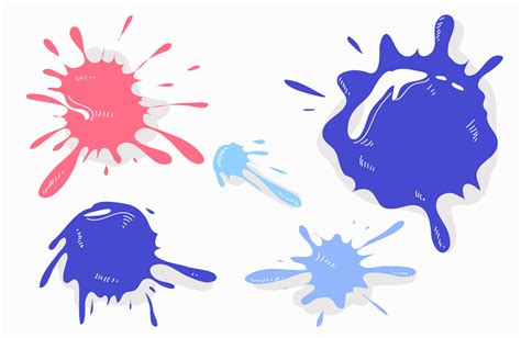 Inkblot Solid Cartoon Style Vector 208281 Vector Art at Vecteezy