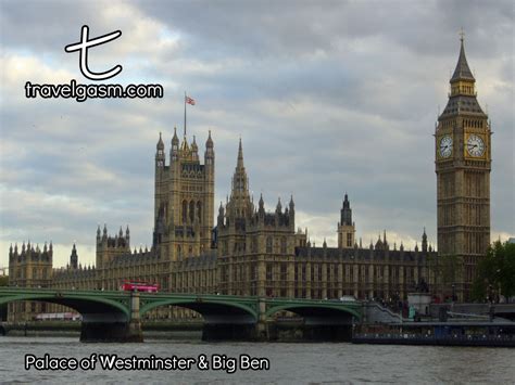 Palace of Westminster, Big Ben and Tower Bridge: travelgasm.com