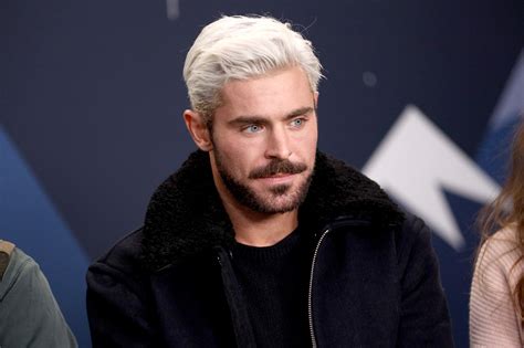 Zac Efron Debuts New Platinum-Blonde Hair at Sundance