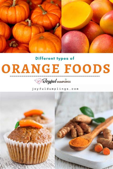 Orange Foods (Foods That Are Orange) » Joyful Dumplings