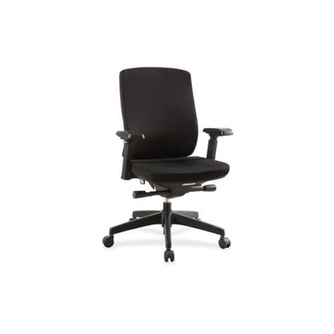 Lorell 42172 Mid-Back Chairs With Adjustable Arms - Walmart.com