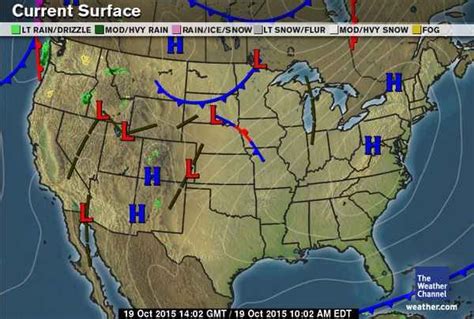 Us Current Surface Map - Alanna Leontyne