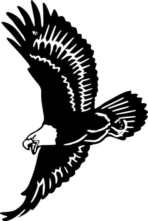 Soaring Eagle Vinyl Decal | Eagle images, Animal silhouette, Eagle silhouette