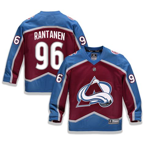 Colorado Avalanche Replica Home Jersey - Mikko Rantanen - Youth