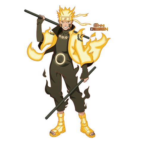 Naruto Shippuden|Naruto Uzumaki (Six Paths Mode) by iEnniDESIGN on DeviantArt