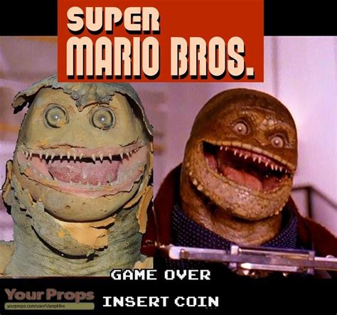 Super Mario Bros. Toad Goomba from Super Mario Brothers original movie prop