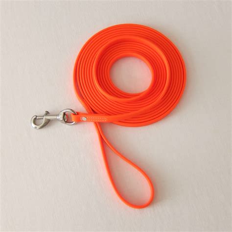 20 ft Biothane Protection Training Leash - Orange