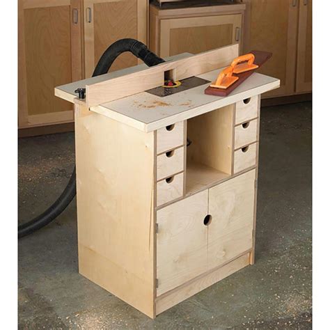 Router Table and Organizer Woodworking Plan from WOOD Magazine