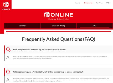 25 of the Best Examples of Effective FAQ Pages Nintendo Switch System ...