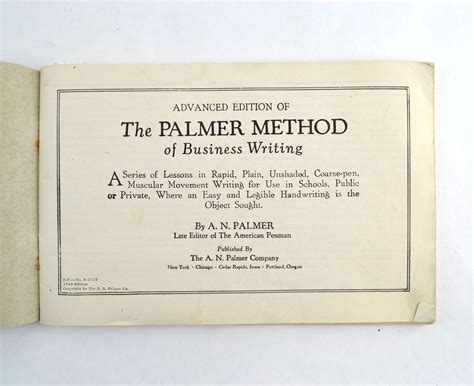 Palmer method cursive writing book - rtssip