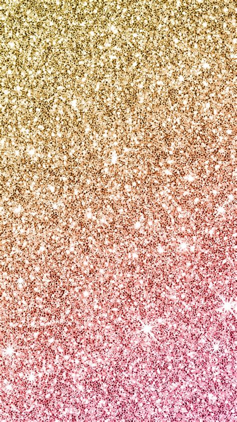 Download Gold Glitter With Pink Gradient Wallpaper | Wallpapers.com