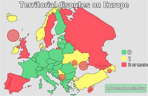 Territorial disputes on Europe : r/europe