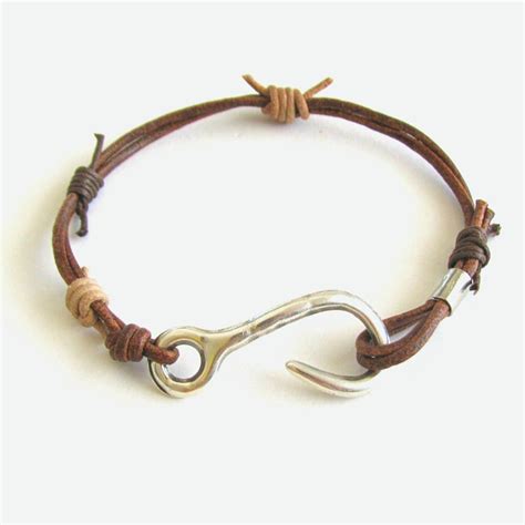 Men Leather Bracelet Brown Wrap Jewelry Boho Groom Western - Etsy