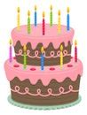 Frosted Birthday Cake Error Free Stock Photo - Public Domain Pictures