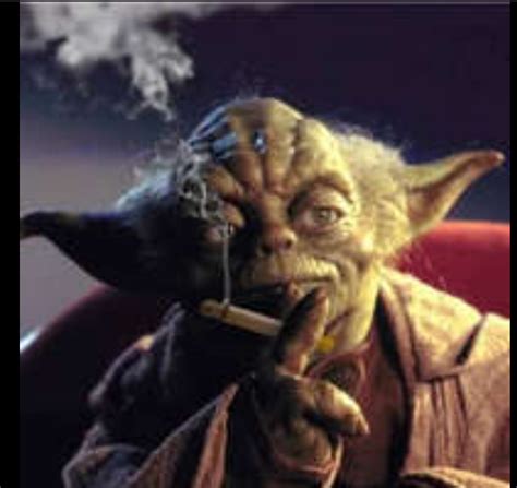 Yoda smoking weed Blank Template - Imgflip