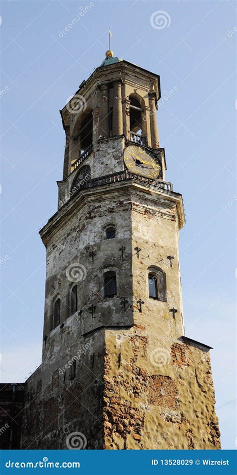 Medieval Clock Tower stock image. Image of europe, observation - 13528029