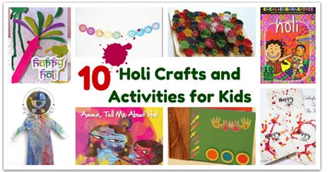 10 Holi Crafts and Activities for Kids - My Little Moppet