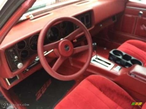 1980 Chevrolet Camaro Z28 Sport Coupe Interior Color Photos | GTCarLot.com